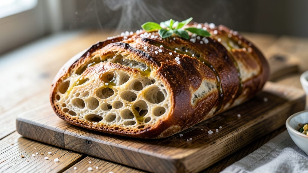 Alton Brown's Italian Bread Recipe: No-Knead Crust With Olive Oil Magic