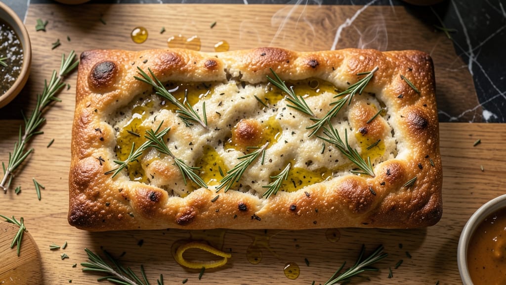 Airy Focaccia Bread Recipe: Olive Oil Magic for Pillowy Crust