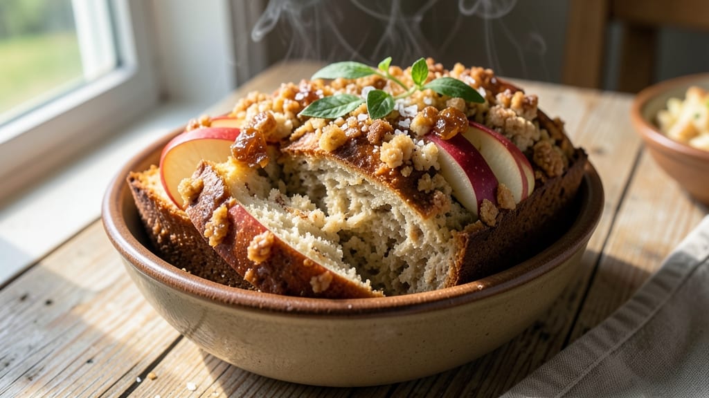 Apple Streusel Yeast Bread Recipe: Caramelized Apple Swirls With Crusty Crown