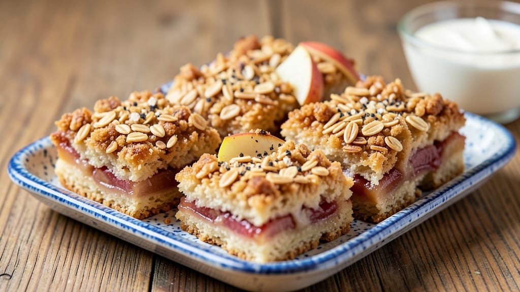 Apple Crisp Shortbread Bars Recipe: Caramelized Apple Crunch With Buttery Crisp Edges