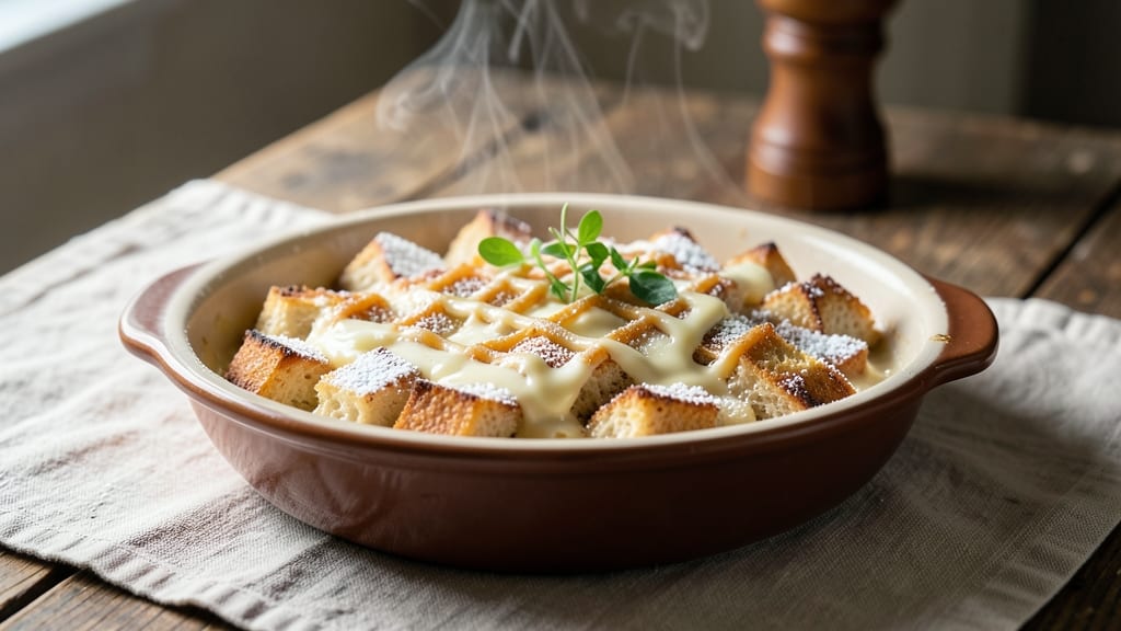 Antique Bar and Bakery Bread Pudding Recipe: Bourbon-Infused Caramelized Top