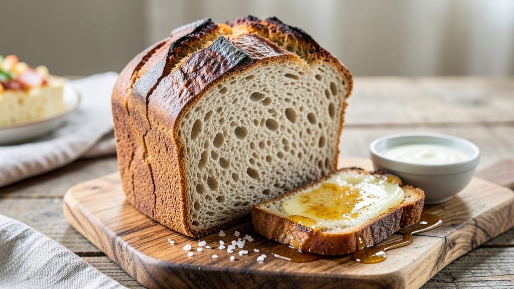 Appsrust Sourdough Sandwich Bread Recipe: No-Knead, Crusty-Crowned Loaf in One Bake