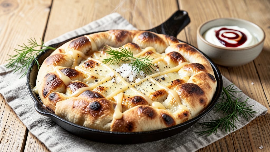Authentic Turkish Pide Bread Recipe: Flaky Layers Stuffed With Cheese and Spice