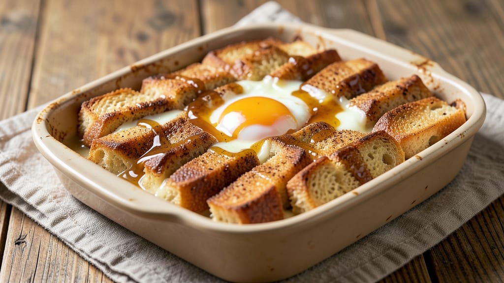 9x13 Bread Pudding Recipe: Vanilla-Cinnamon Custard With Caramelized Top