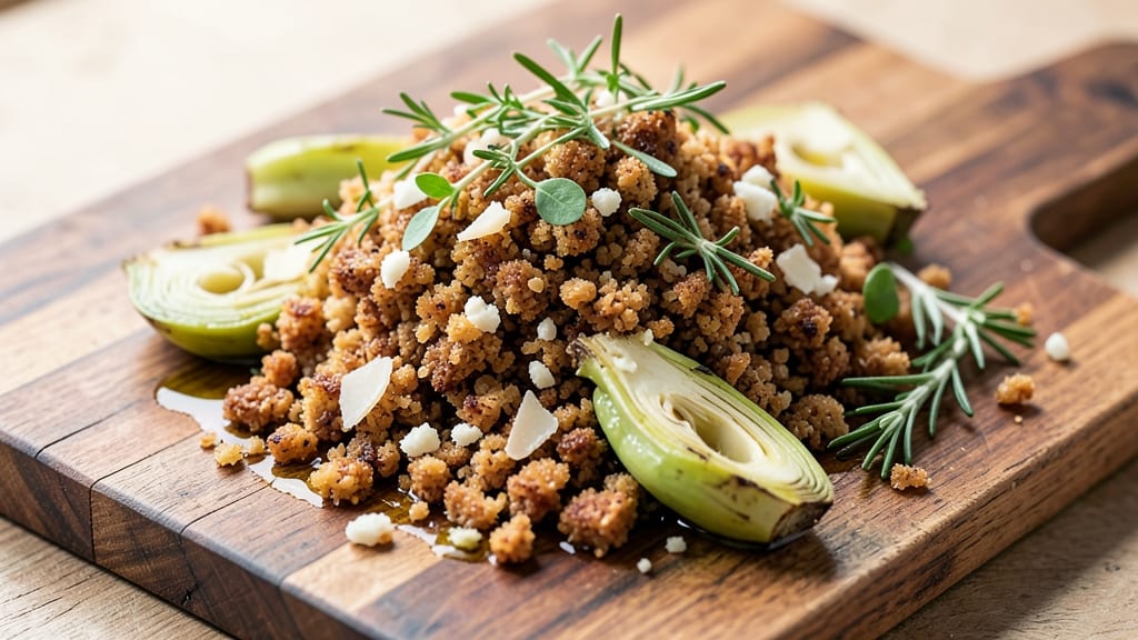 Artichoke Bread Crumbs Recipe: Crispy Crunch for Roasted Artichokes