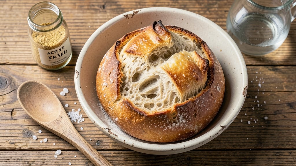 500g Flour Bread Recipe: Dutch Oven Crust With Soft, Airy Crumb