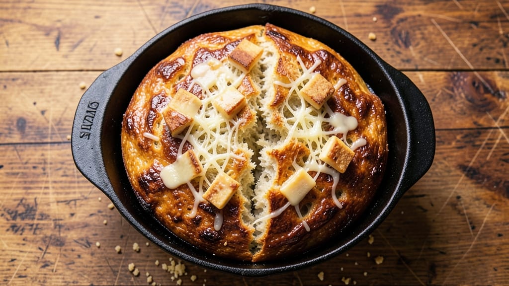 Asiago Bread Recipe Dutch Oven: Golden Crust With Melty Cheese Swirls Inside