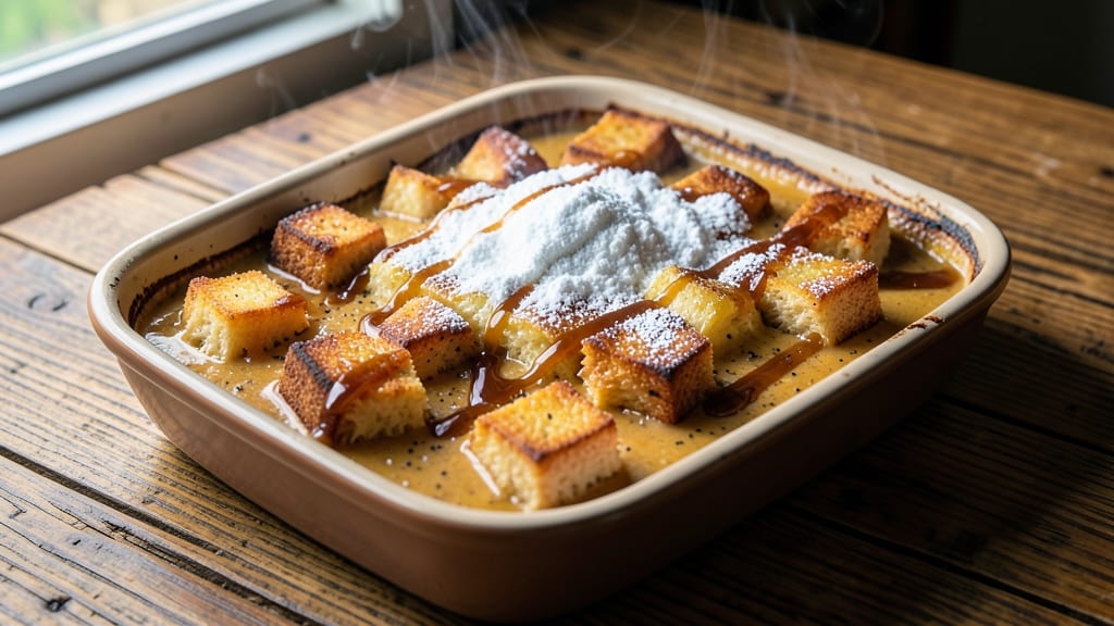 Atlanta Bread Company Bread Pudding Recipe: Vanilla-Caramel Swirls With Crispy Top Magic