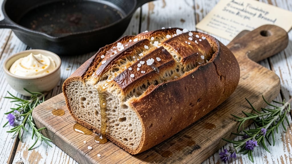 Amish Friendship Sourdough Bread Recipe: Walnut Vanilla Swirls With Crusty Crown Magic