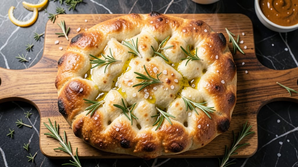 Amazing Focaccia Bread Recipe: Olive Oil-Poofed Crust With Herby Pillows