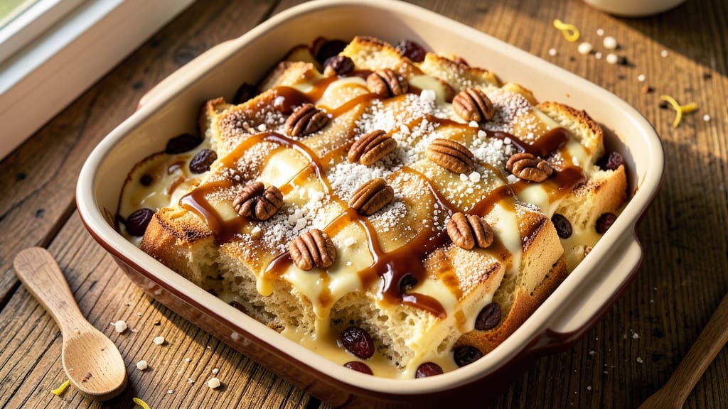 B Sweet Bread Pudding Recipe: Bourbon-Infused Vanilla Crunch in One Bowl