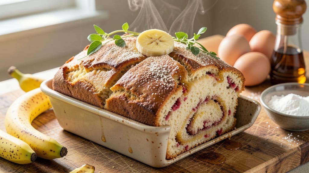 Anna's Banana Bread Recipe: Vanilla Bean Infusion and Walnut Crunch