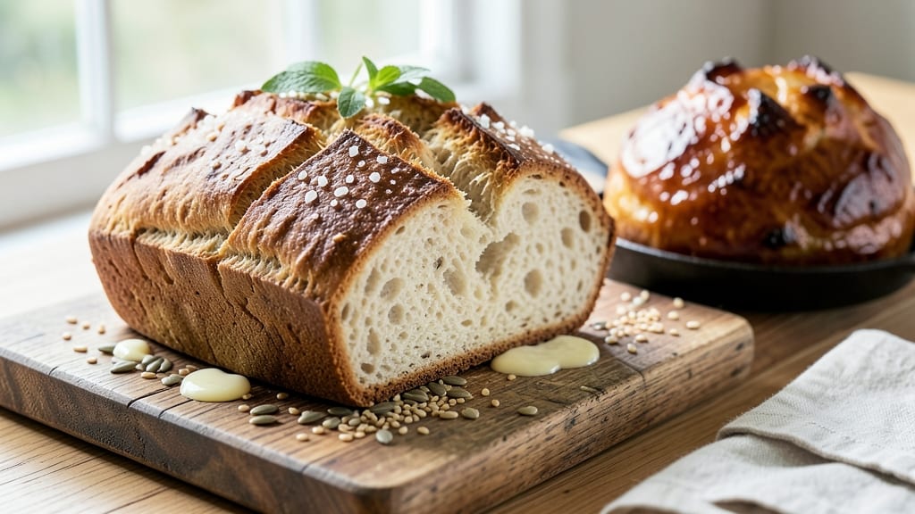 Amish Country Bread Recipe: Rustic Crust With Honeyed Walnut Swirls