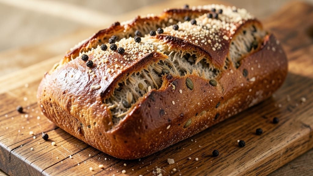 9-Grain Flour Bread Machine Recipe: Nutty, Hearty Loaf With Open Crumb