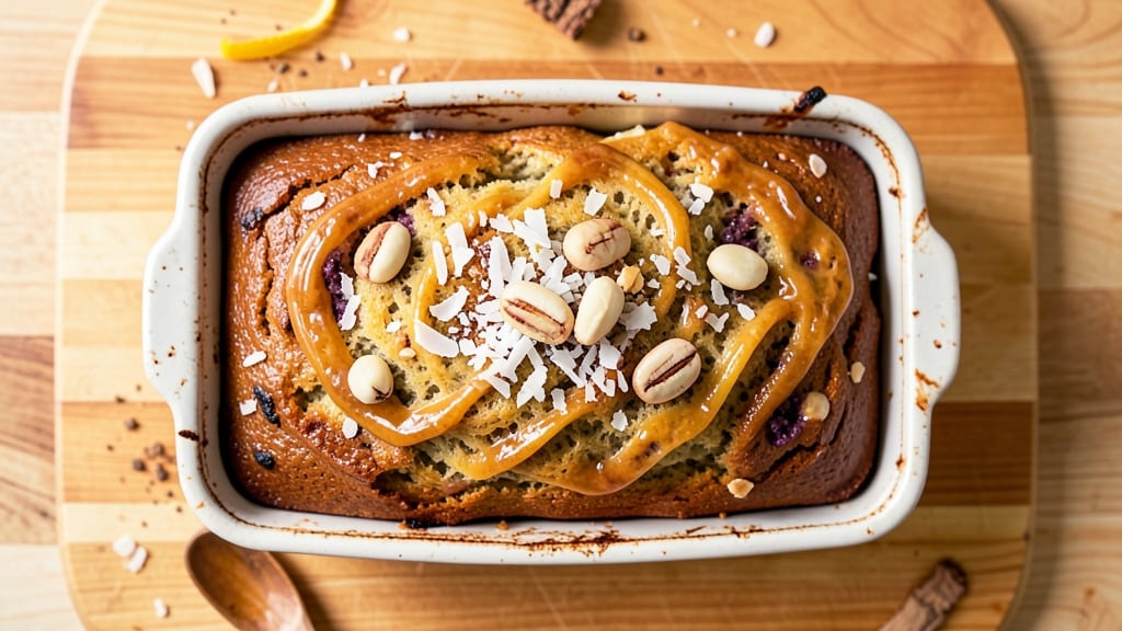 Aunty Sandy's Banana Bread Hawaii Recipe: Coconut Vanilla Swirls With Caramelized Top